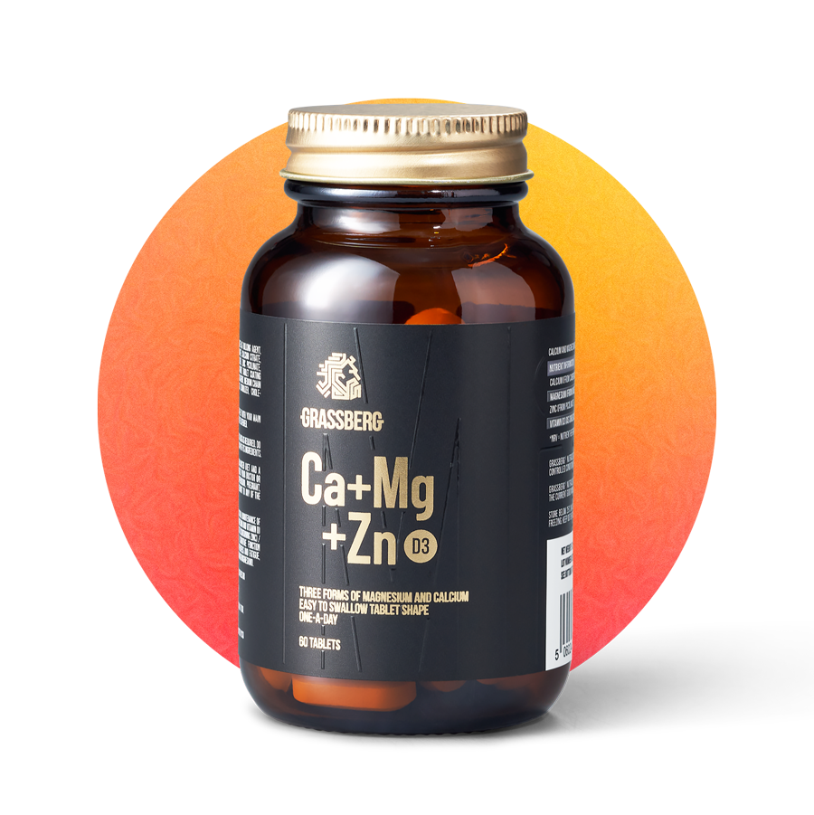 Grassberg-Ca-Mg-Zn-D3-60-tabs-face